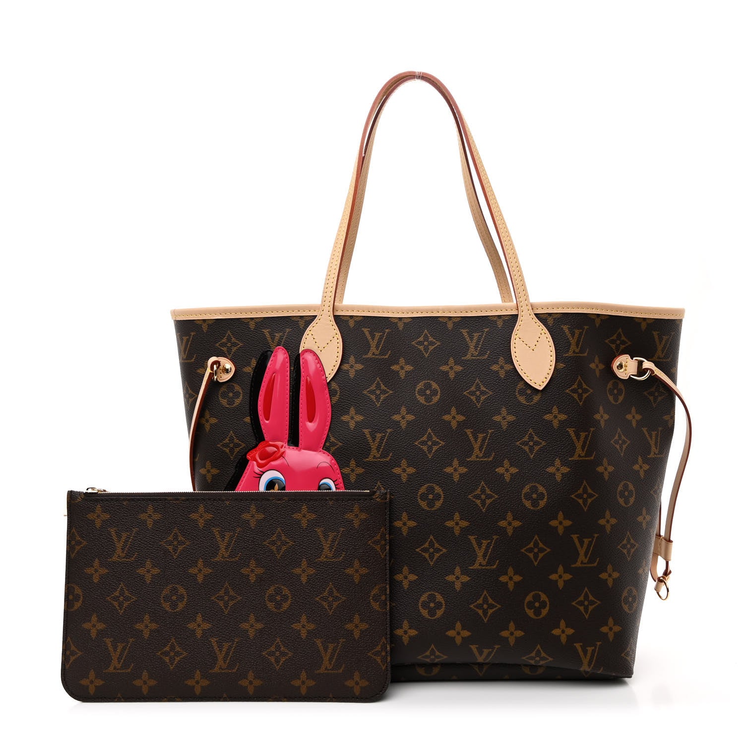 Louis Vuitton X Sun Yitian Monogram Rabbit Neverfull MM 3 of 12