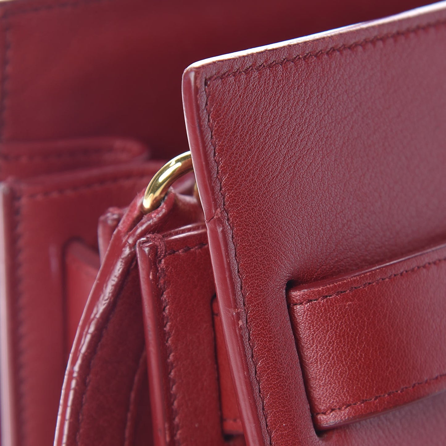 Calfskin Small Sac De Jour Oxblood