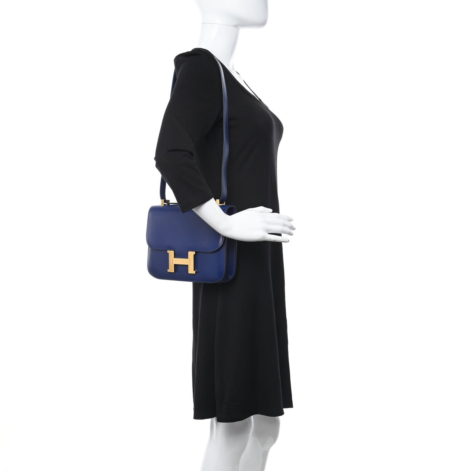 Hermes Box Constance 23 Bleu Saphir 2 of 14