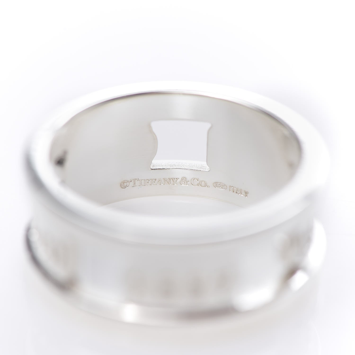 Tiffany Sterling Silver 1837 Elements Ring 58 8.5 4 of 4