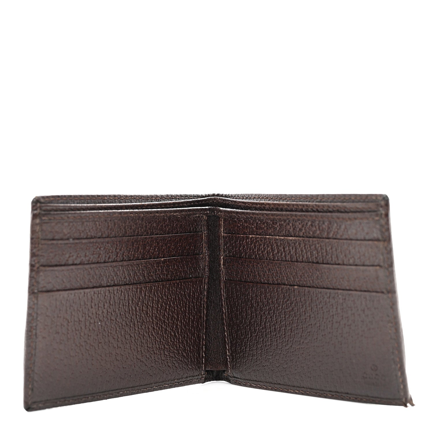 Gucci GG Plus Monogram Web Bi-Fold Wallet Dark Brown 5 of 6