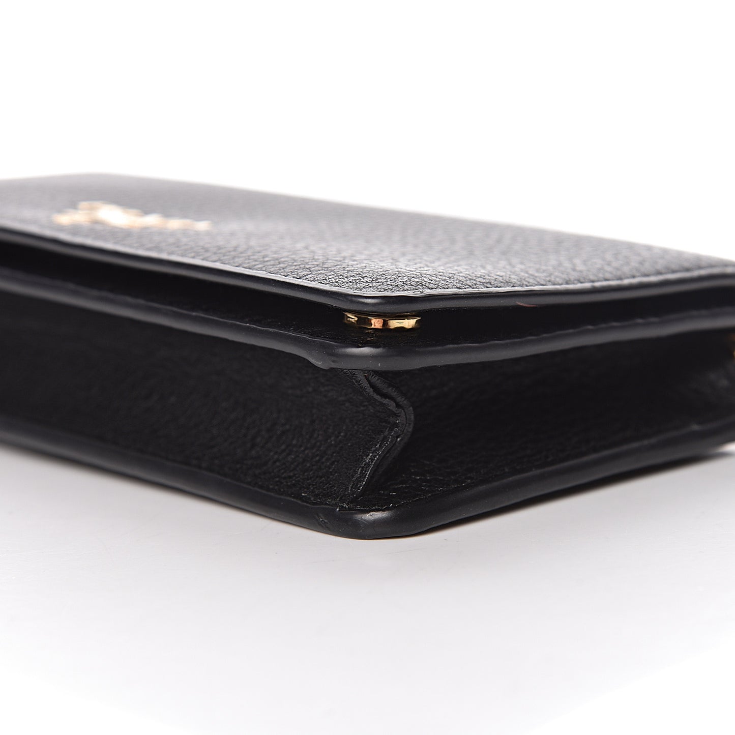 Vitello Daino Mini Crossbody Bag Black