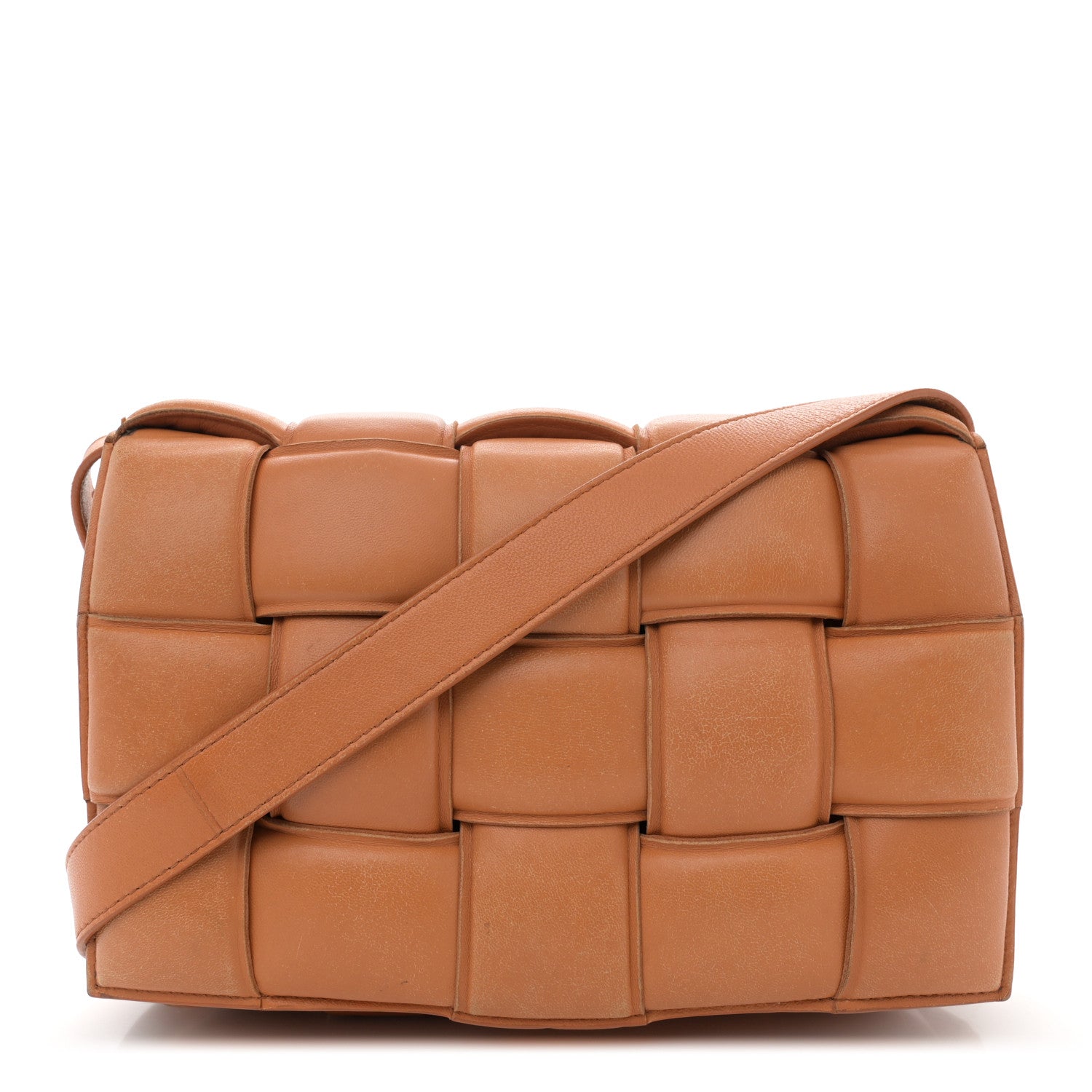 Bottega Veneta Nappa Maxi Intreccio Padded Cassette Crossbody Bag Clay 1 of 19