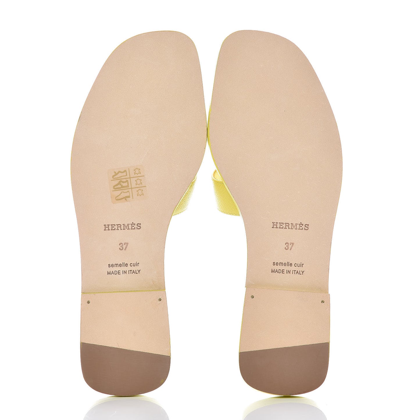 Epsom Oran Sandals 37 Jaune Pollen