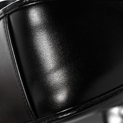 Gucci Calfskin Matelasse Aria Mini GG Marmont Top Handle Shoulder Bag Black 11 of 13