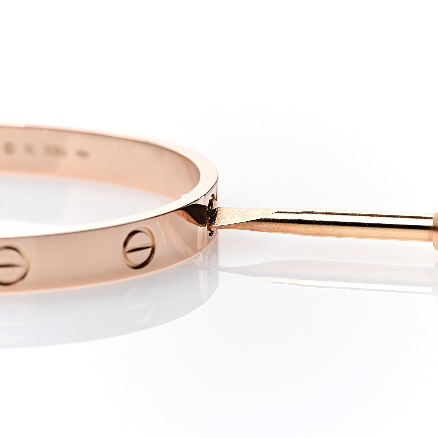 Cartier 18K Pink Gold LOVE Bracelet 17 4 of 4