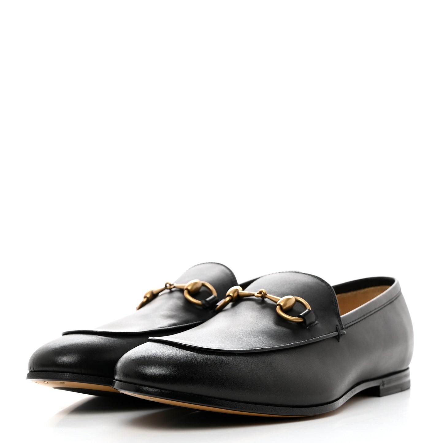 Calfskin Horsebit Mens Jordaan Loafers 7 Black