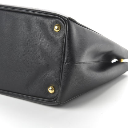 Prada Saffiano Large Galleria Double Zip Tote Black 7 of 9