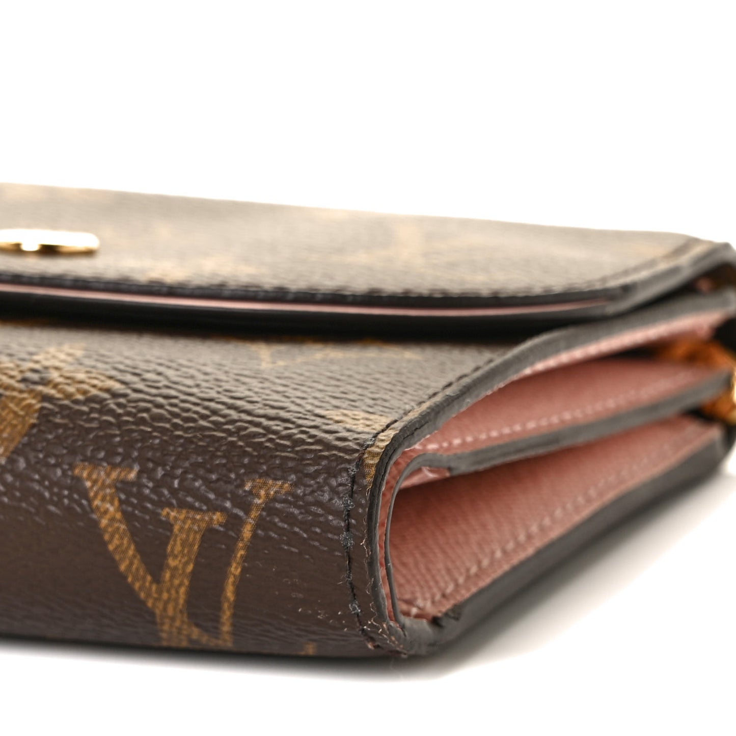 Monogram Ariane Compact Wallet Rose Ballerine