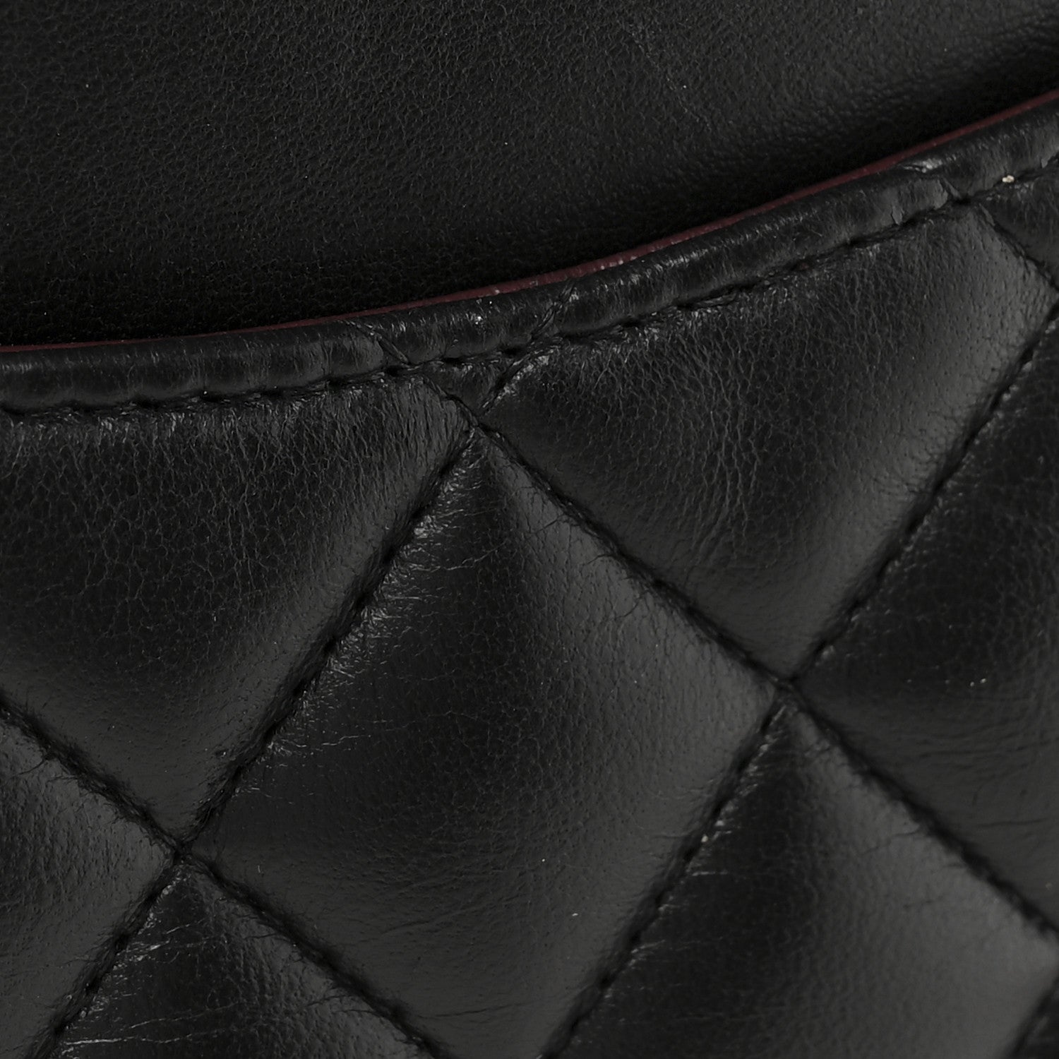 Chanel Lambskin Quilted Medium Double Flap Black 11 of 18