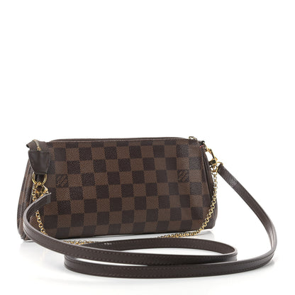 Louis Vuitton Damier Ebene Eva Clutch 3 of 10