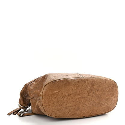 Givenchy Crackled Calfskin Medium Nightingale Light Brown 4 of 15
