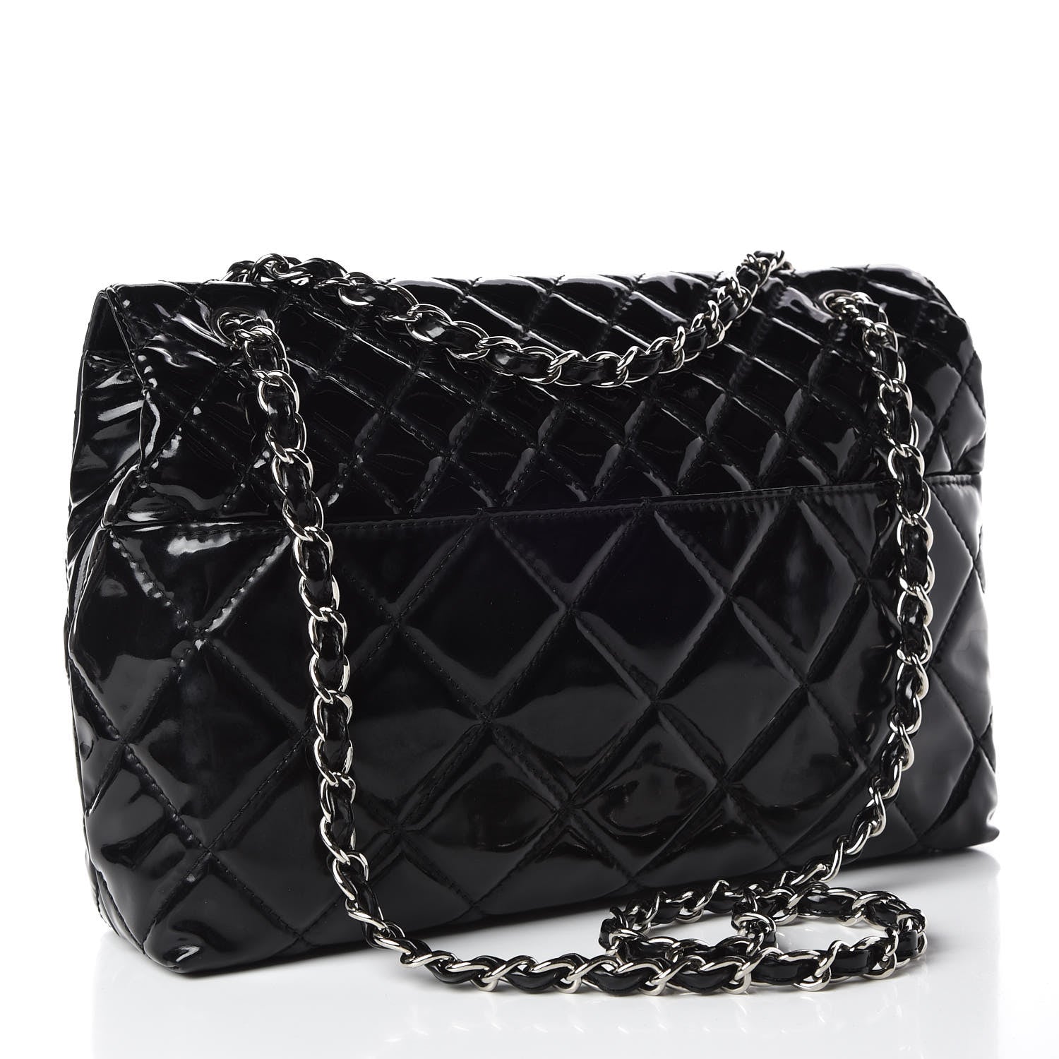 Chanel Vinyl Quilted In the Business Flap Bag Black 3 of 9