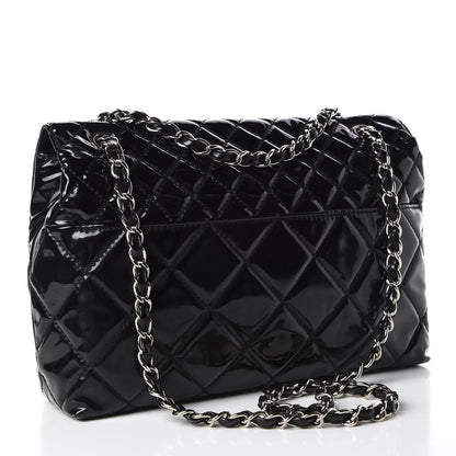 Chanel Vinyl Quilted In the Business Flap Bag Black 3 of 9