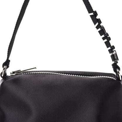 Alexander Wang Satin Crystal Heiress Pouch Black 10 of 11