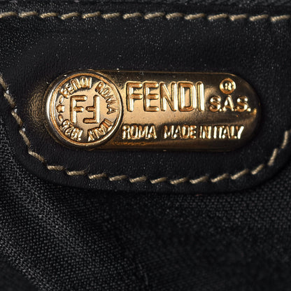 Fendi Coated Canvas Pequin Drawstring Backpack Tobacco 6 of 15