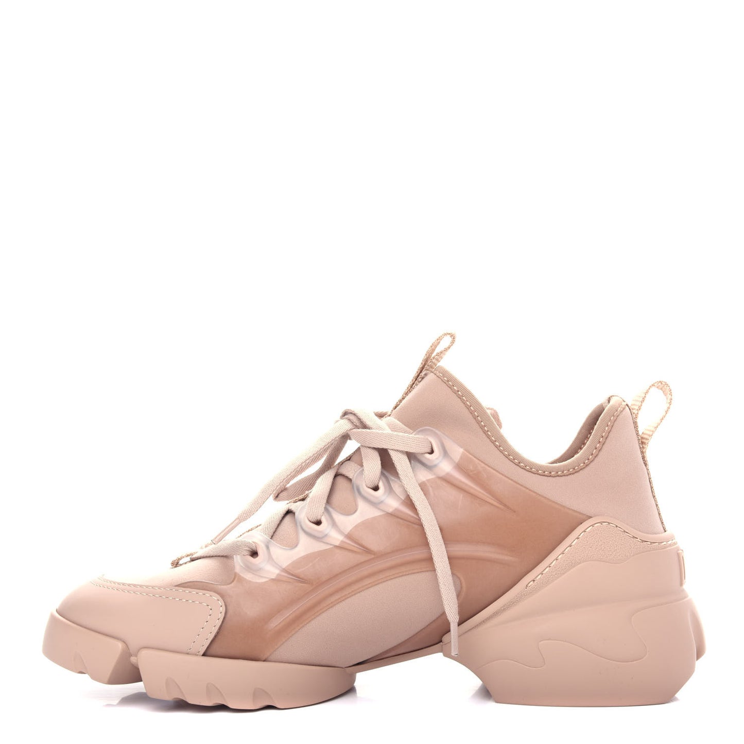 Neoprene Rubber Womens D-Connect Sneakers 38 Nude
