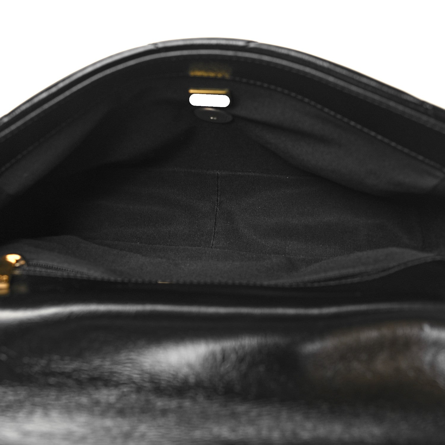 Chanel Shiny Crumpled Calfskin Quilted Medium Chanel 19 Flap Black 5 of 11
