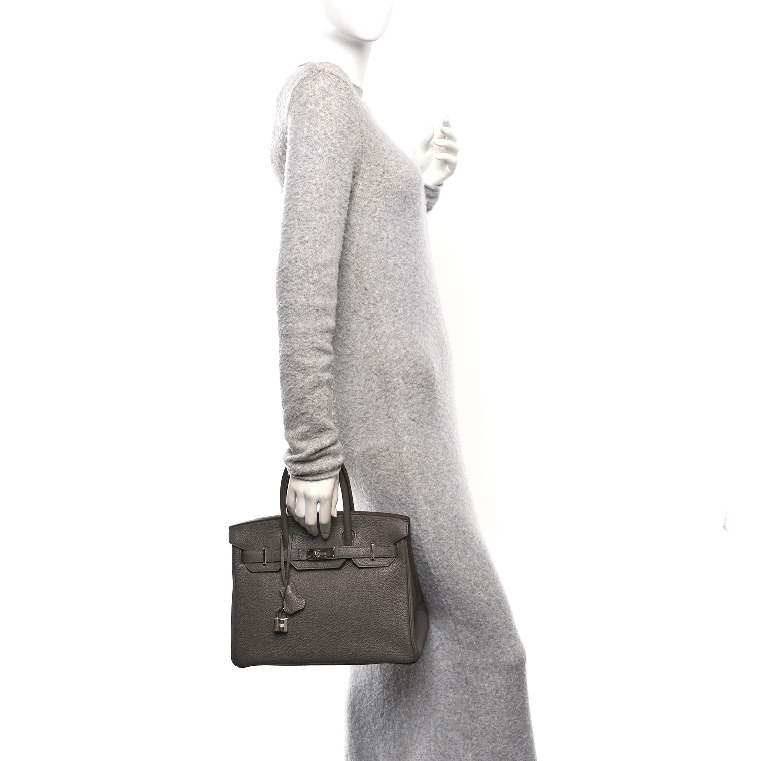 Hermes Togo Birkin 30 Etain 2 of 10