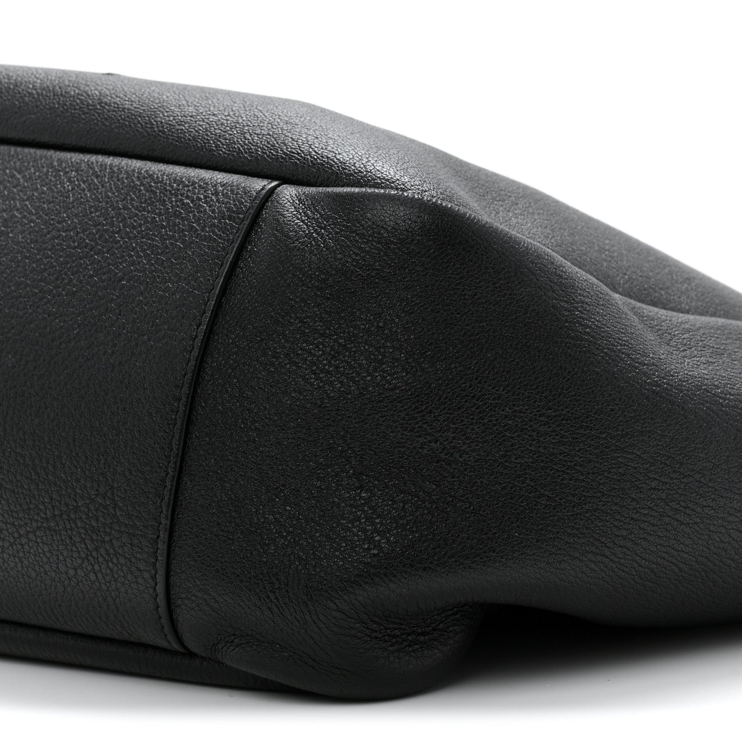 Saint Laurent Grained Deerskin Bea Tote Black 10 of 11