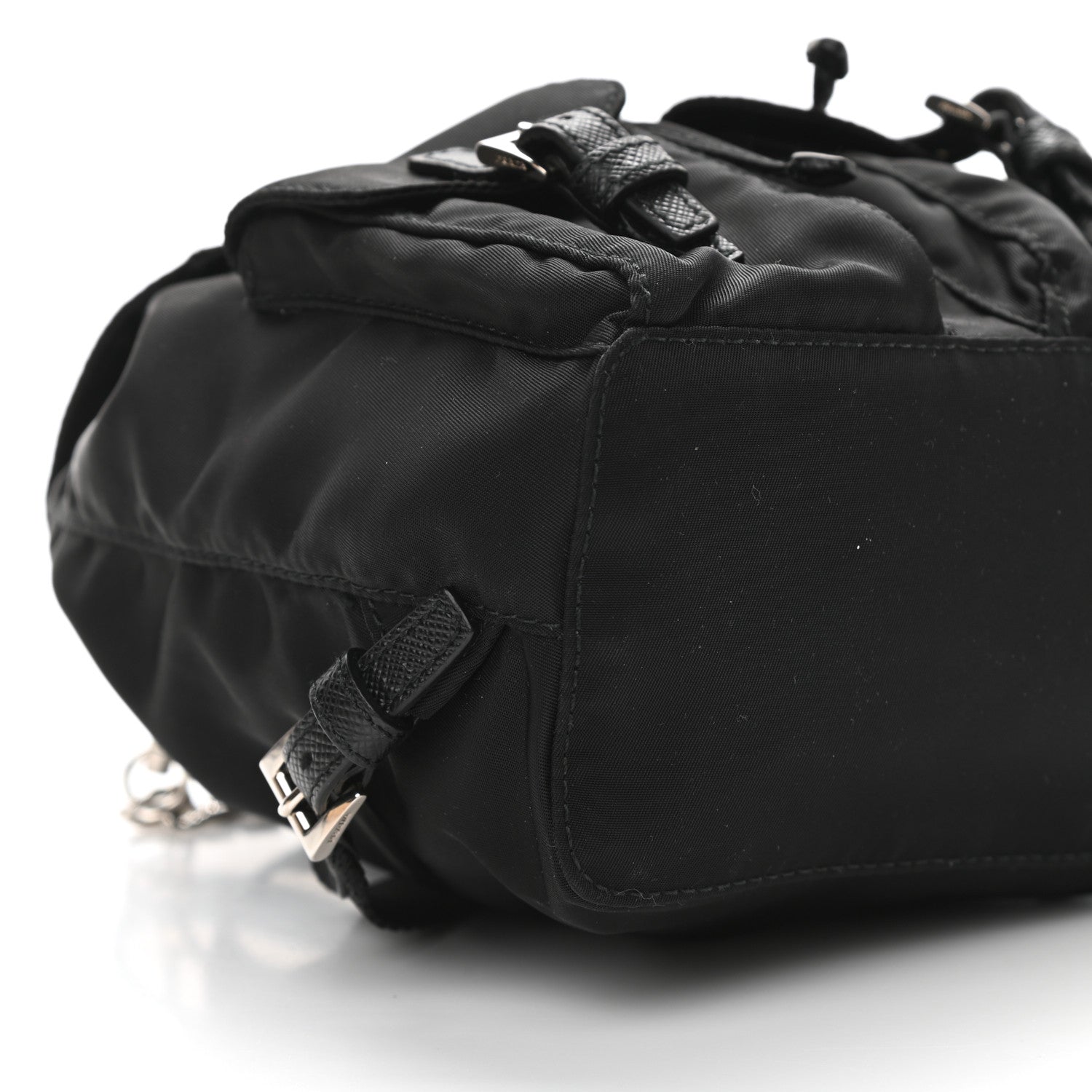 Prada Nylon Vela Mini Crossbody Backpack Black 10 of 10