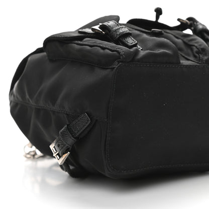 Prada Nylon Vela Mini Crossbody Backpack Black 10 of 10