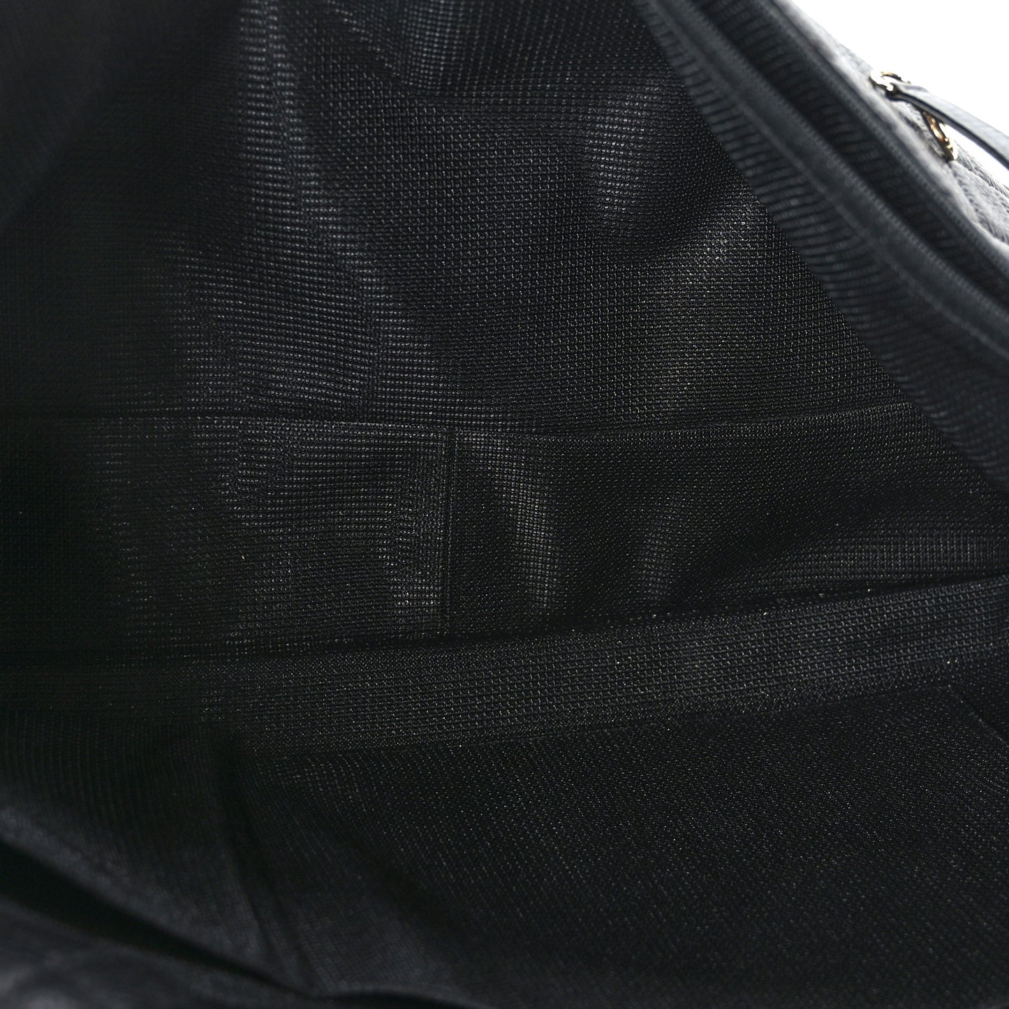 Calfskin Quilted XXL Travel Flap Bag Black
