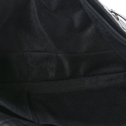 Chanel Calfskin Quilted XXL Travel Flap Bag Black 5 of 9