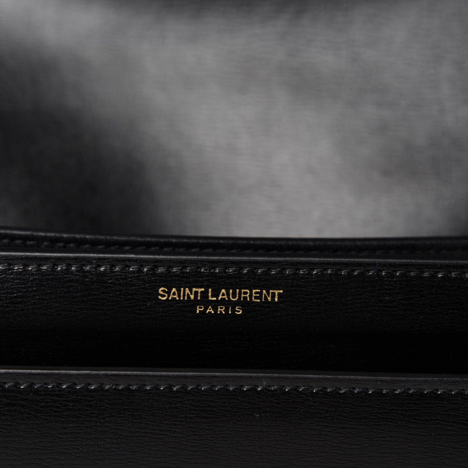 Saint Laurent Calfskin Large Monogram Sunset Black 10 of 11