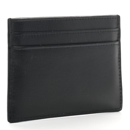 Saint Laurent Calfskin Monogram Credit Card Case Black 3 of 5