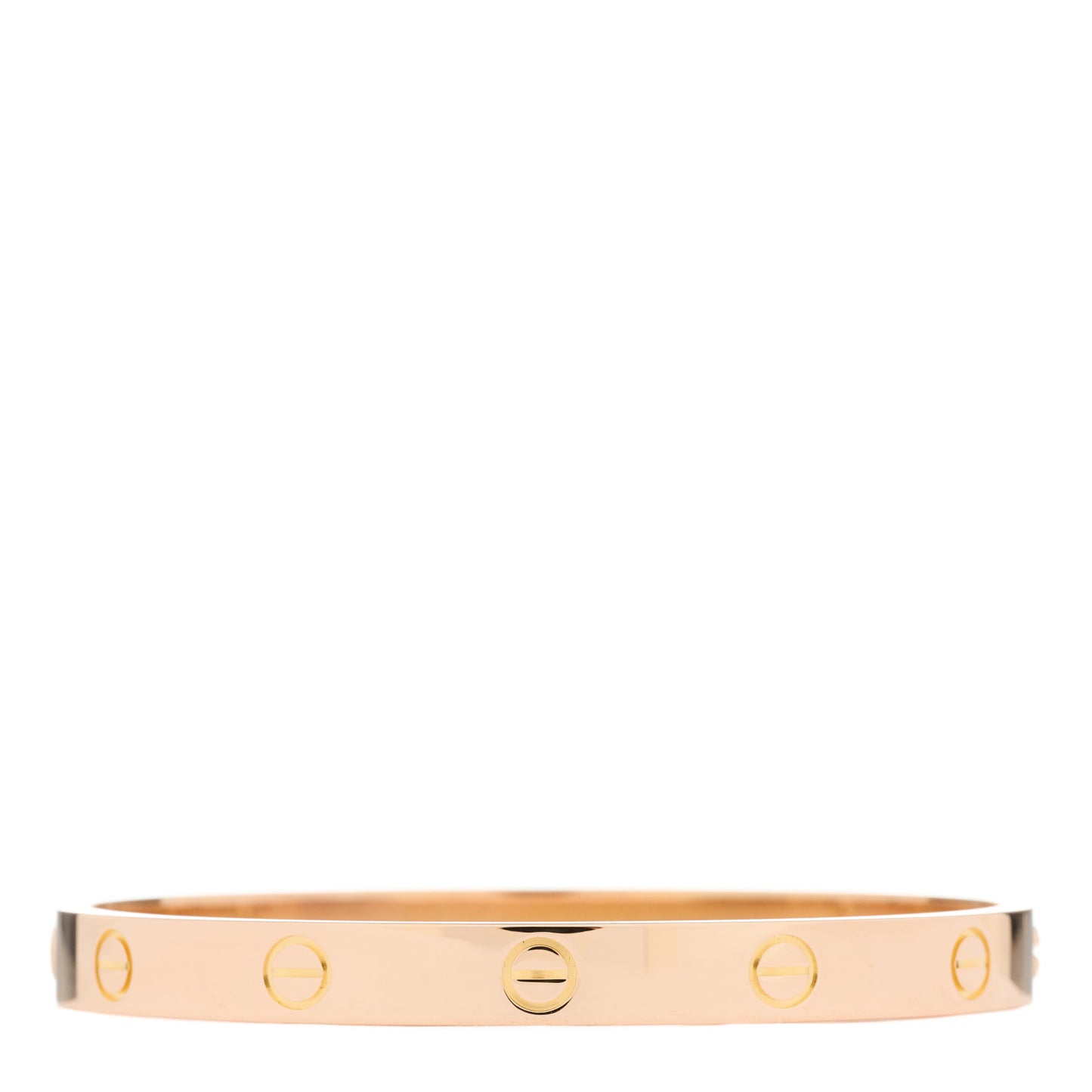 18K Pink Gold LOVE Bracelet 17