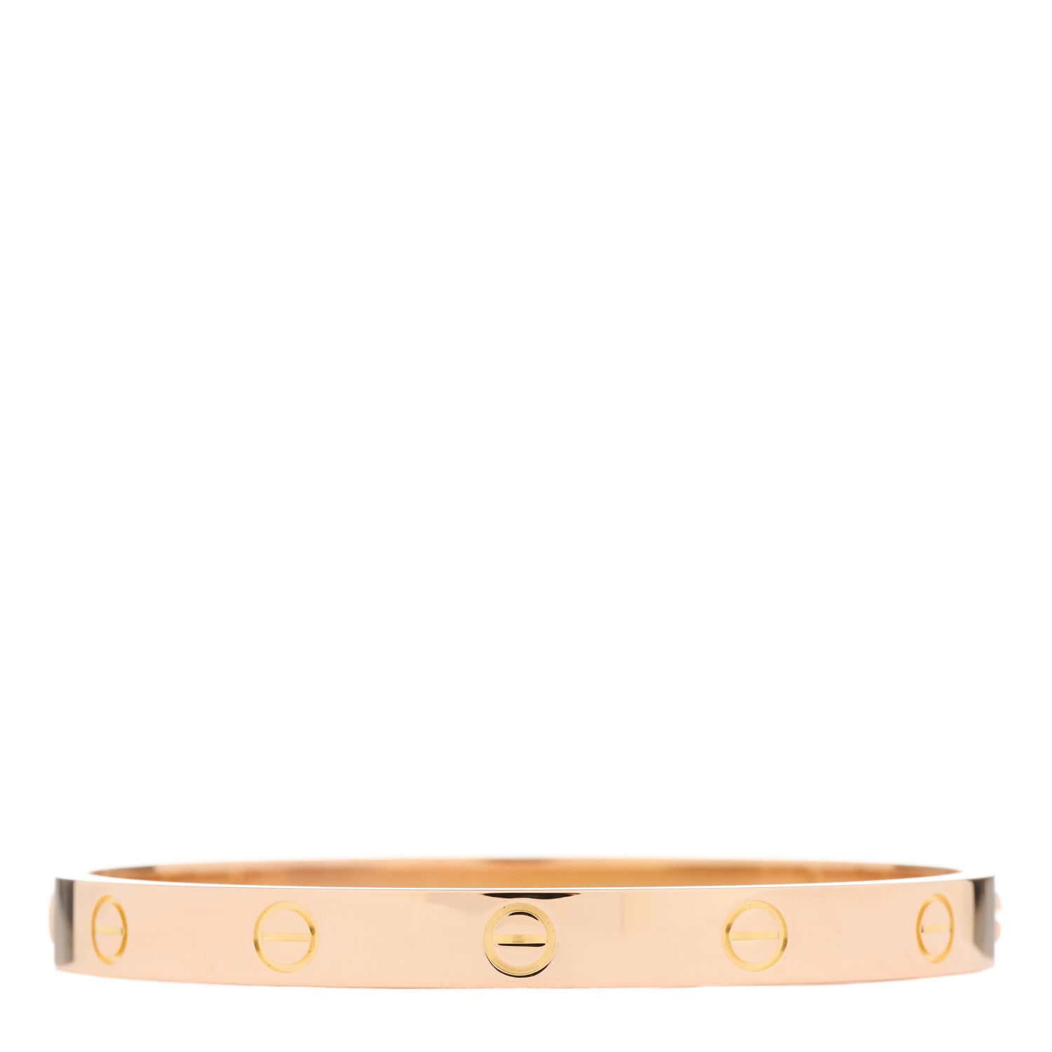 Cartier 18K Pink Gold LOVE Bracelet 17 1 of 5