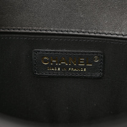 Chanel Lambskin Quilted Medium Boy Flap Black 6 of 11