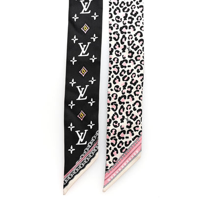 Louis Vuitton Silk Monogram Wild At Heart BB Bandeau Black 2 of 4