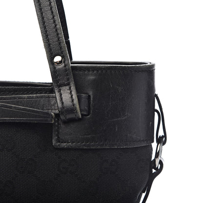 Gucci Monogram Small Bucket Tote Black 13 of 23