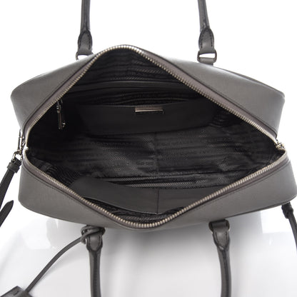 Prada Saffiano Lux Bowler Marmo 6 of 9