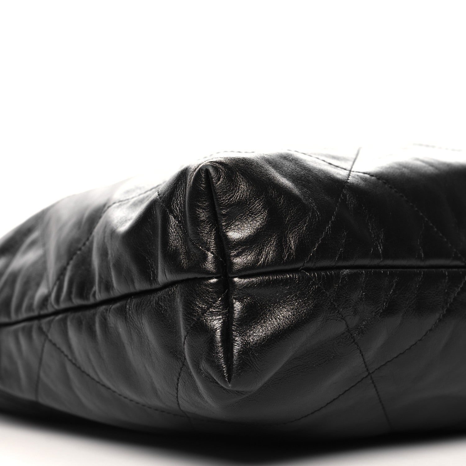 Chanel Shiny Calfskin Quilted Chanel 22 Black 10 of 12