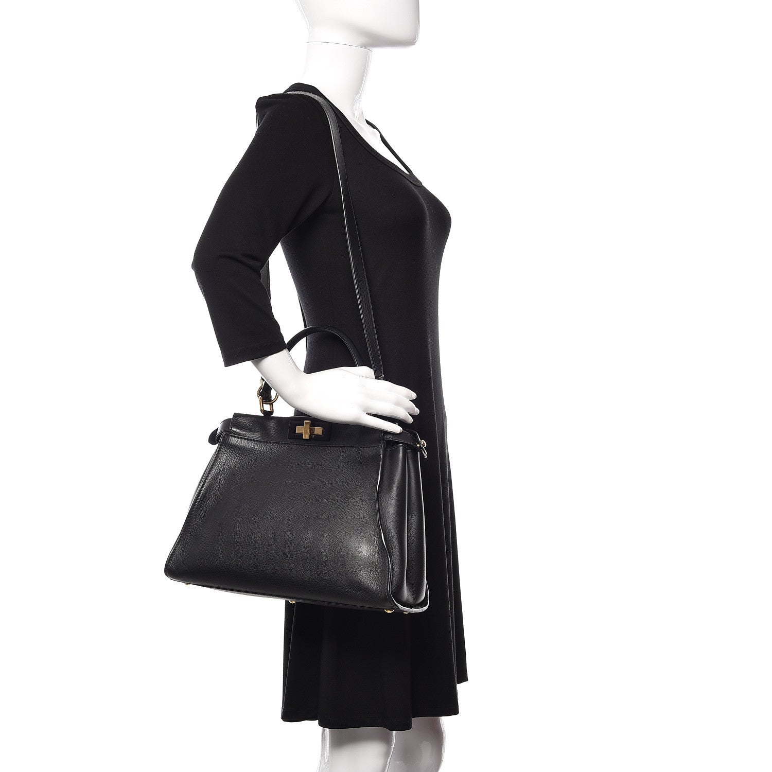 Chanel Caviar Quilted Jumbo Double Flap Dark Grey 3 of 11
