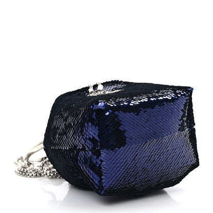 Jimmy Choo Sequin Paillettes Micro Bon Bon Bag Ink 4 of 9