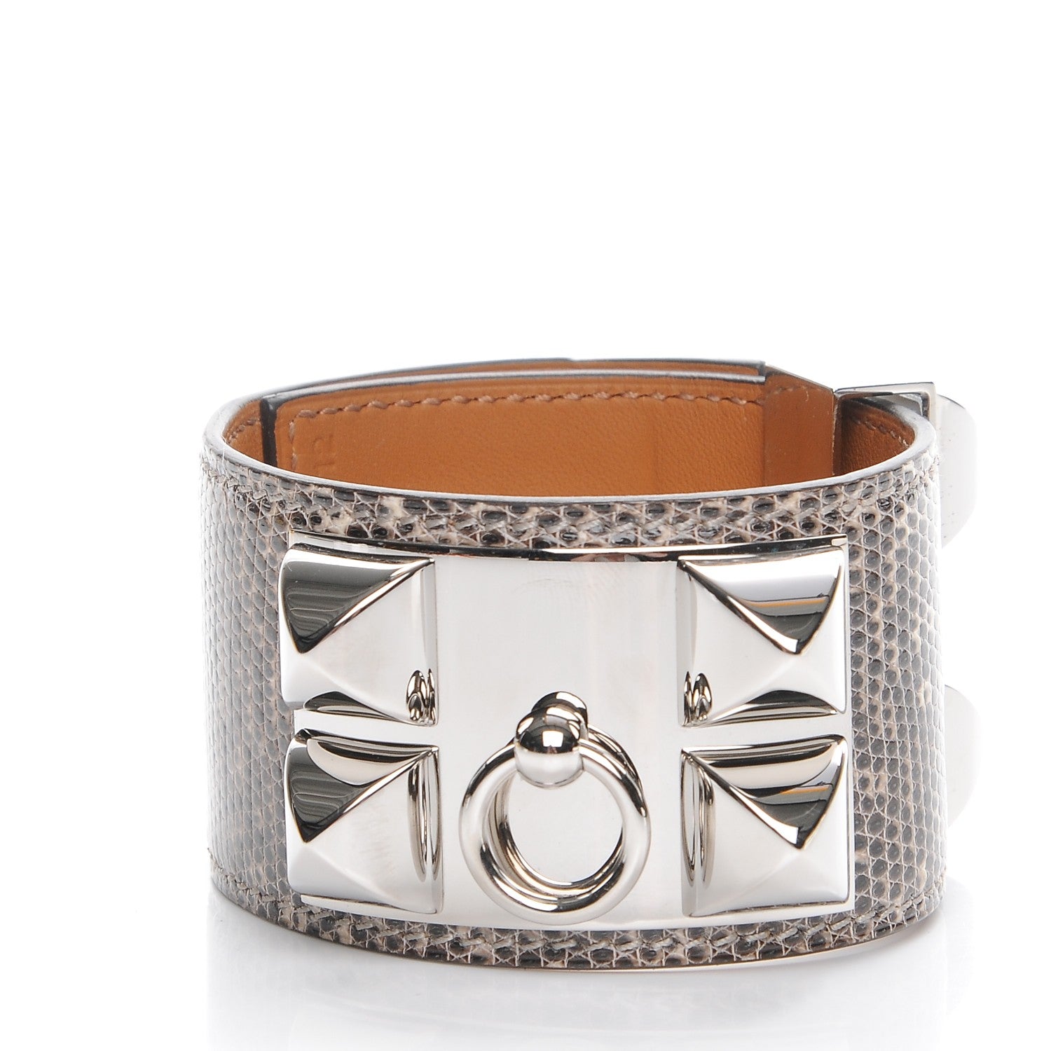 Hermes Lizard Collier De Chien CDC Bracelet L Ombre 4 of 9