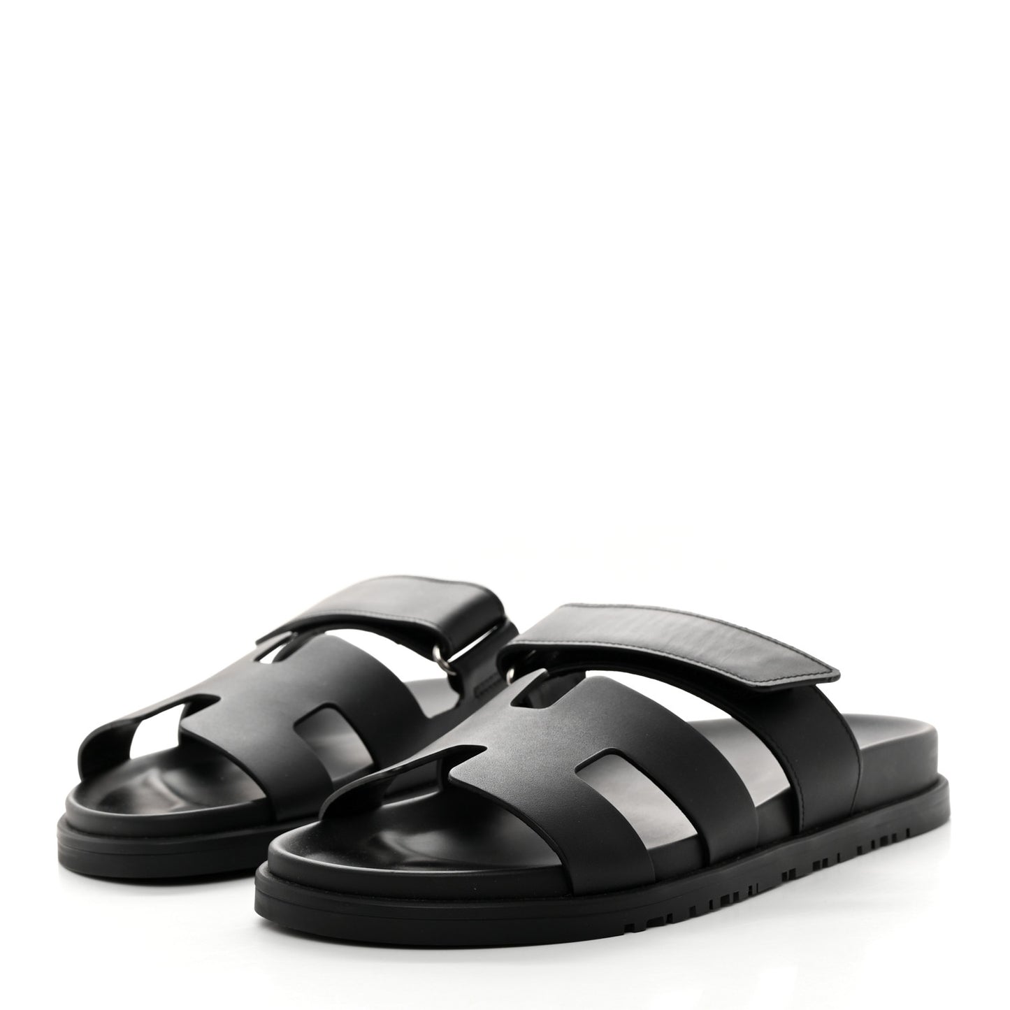 Calfskin Womens Chypre Sandals 38 Black