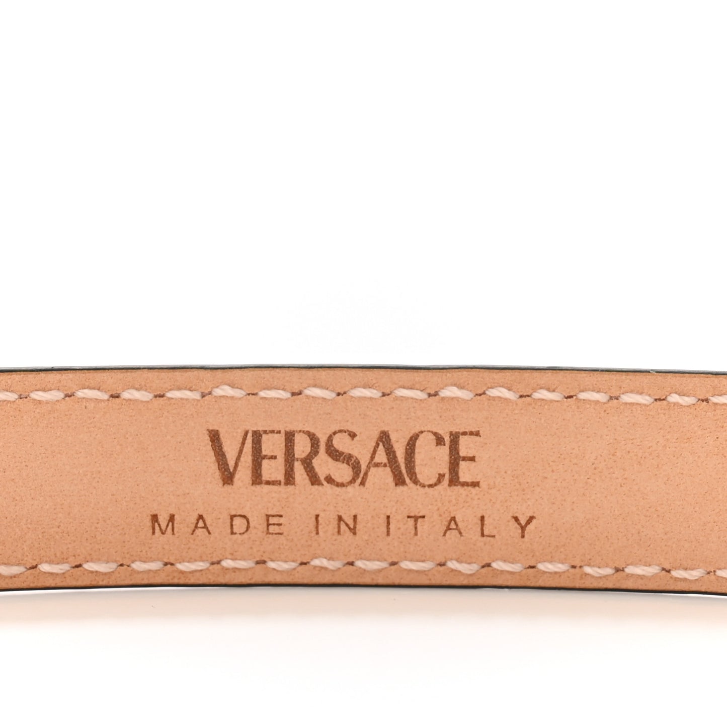 Calfskin Greca Belt 90 36 Baby Pink