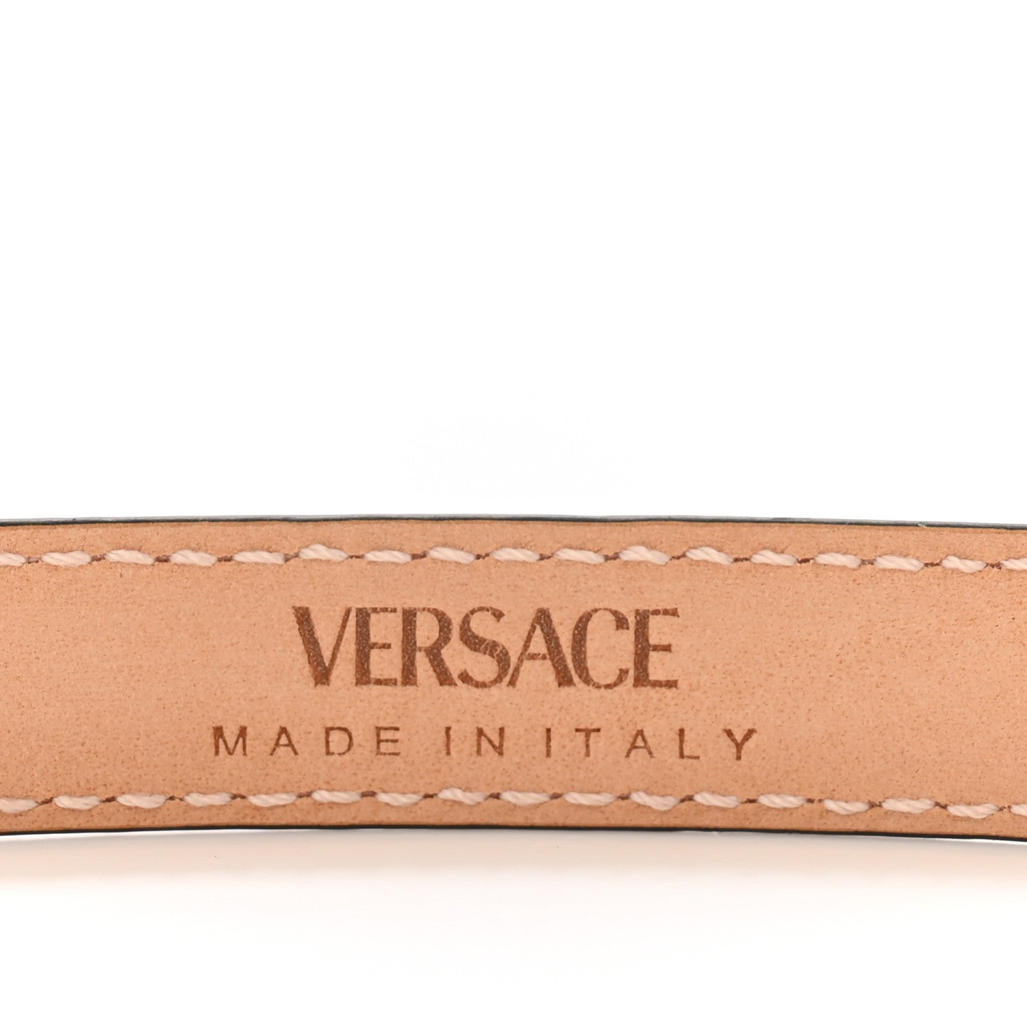 Versace Calfskin Greca Belt 90 36 Baby Pink 5 of 7
