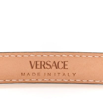 Versace Calfskin Greca Belt 90 36 Baby Pink 5 of 7