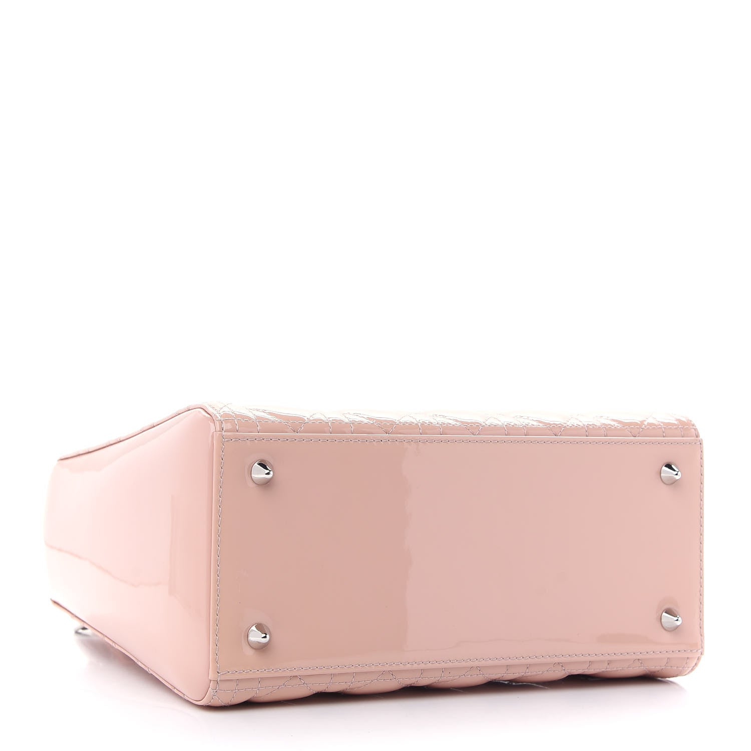 Christian Dior Patent Cannage Medium Lady Dior Rose Clair 4 of 9
