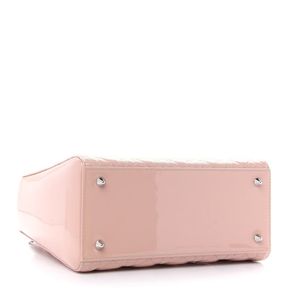 Christian Dior Patent Cannage Medium Lady Dior Rose Clair 4 of 9