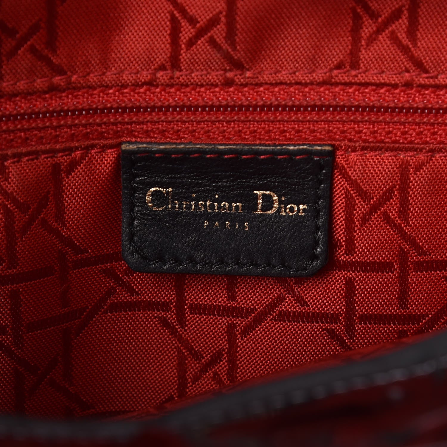 Christian Dior Patent Cannage Large Lady Dior Black 6 of 13