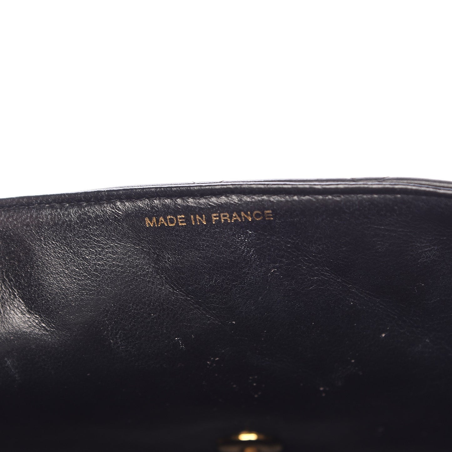 Lambskin Quilted Jumbo Single Flap Black
