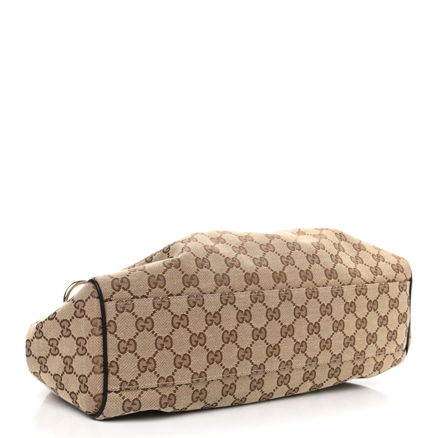 Monogram Medium Sukey Tote Beige Ebony Black