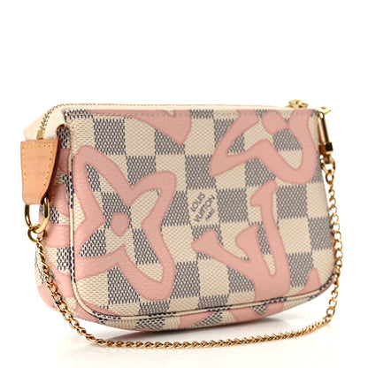 Louis Vuitton Damier Azur Tahitienne Mini Pochette Accessories 4 of 7